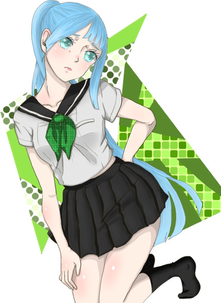 腰痛系女子高生 ちぢみ さんのイラスト ニコニコ静画 イラスト