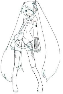 初音ミク ぬりえ セロリ さんのイラスト ニコニコ静画 イラスト