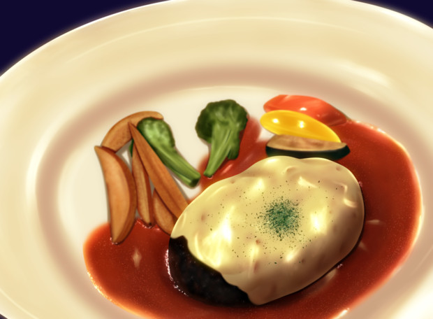 チーズハンバーグ おでこ丸 さんのイラスト ニコニコ静画 イラスト