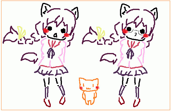 化物語 羽川翼 Gif こな さんのイラスト ニコニコ静画 イラスト