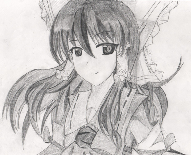 東方project 博麗霊夢を描いた アナログ しげ さんのイラスト ニコニコ静画 イラスト