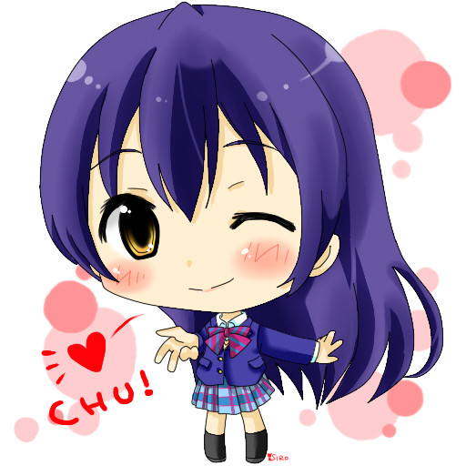 ちゅ 園田海未 ニコニコ静画 イラスト