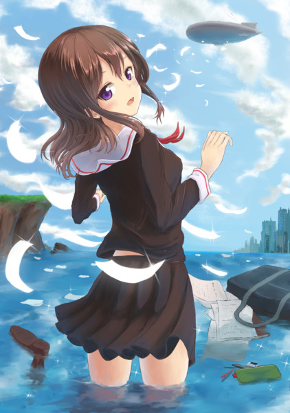 振り向き娘 ものく さんのイラスト ニコニコ静画 イラスト
