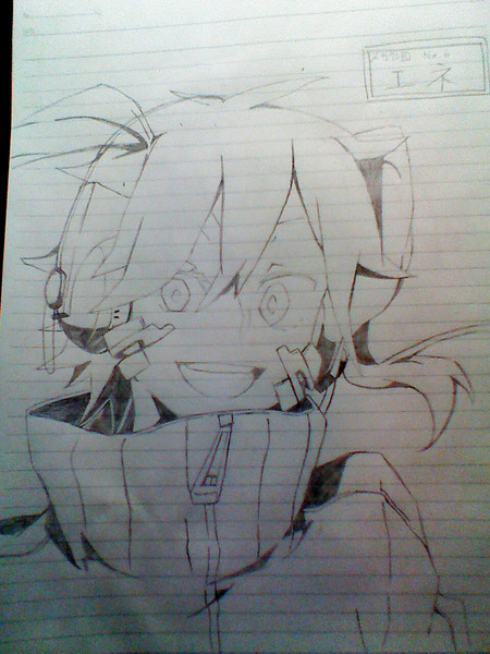 鉛筆一本でエネを本気模写 W さんのイラスト ニコニコ静画 イラスト