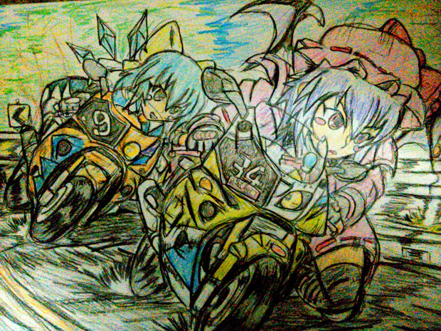 バイク乗る時は安全運転で ちゃわ 出力不足 さんのイラスト ニコニコ静画 イラスト