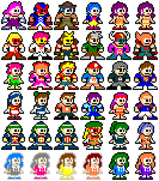 ロックマンのドット絵でカブトボーグ ｓｄ７ さんのイラスト ニコニコ静画 イラスト