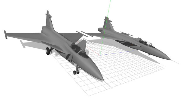 Saab JAS39 モデル配布