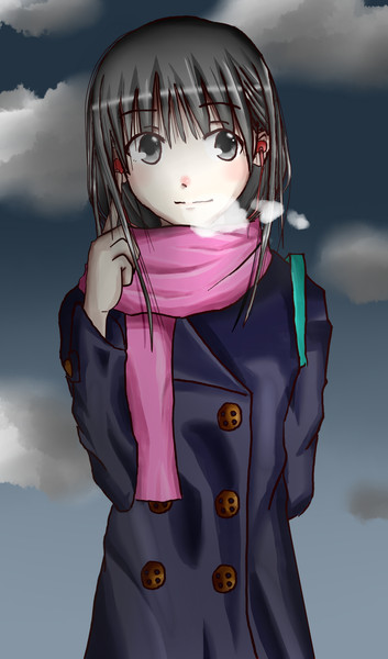 イヤホン少女 ポッ プン さんのイラスト ニコニコ静画 イラスト