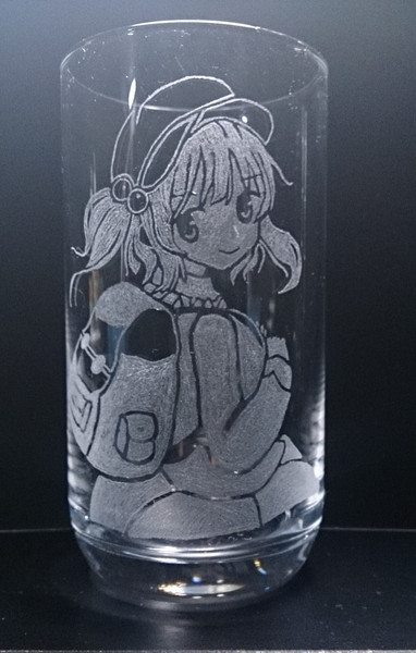 痛グラス 河城にとり 彫ってみた Mol さんのイラスト ニコニコ静画 イラスト