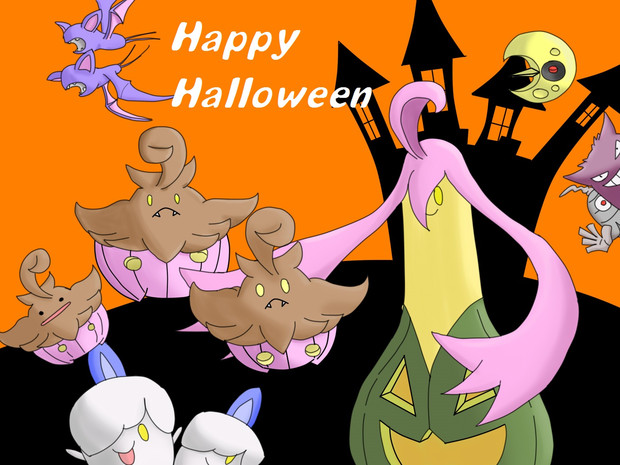 ポケモン達のハロウィン ゆずポン酢 さんのイラスト ニコニコ静画 イラスト