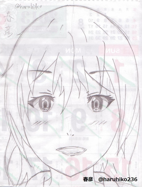 手書きのアイドルマスター如月千早 八神春彦 さんのイラスト ニコニコ静画 イラスト