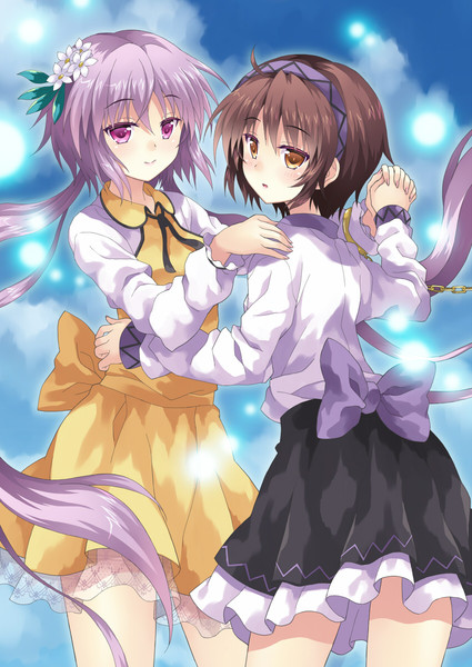 東方Project 九十九姉妹/手描きイラスト アート・写真