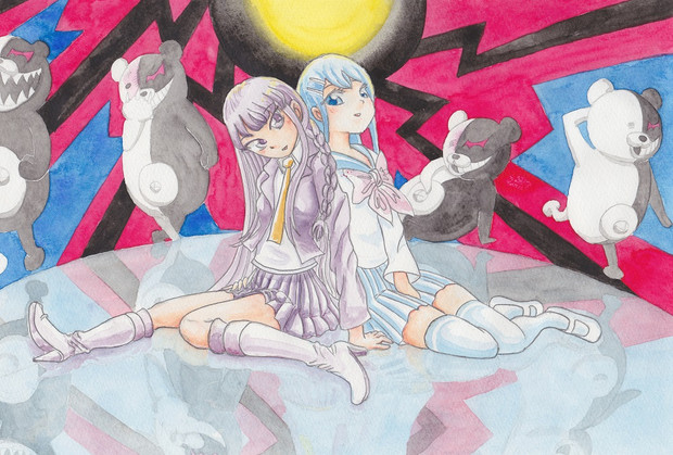 寄り添う二人 うりゃん さんのイラスト ニコニコ静画 イラスト