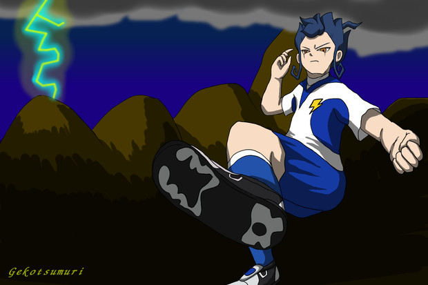 イナイレgo 雷に輝くヤイバ 剣城京介 ゲコつむり さんのイラスト ニコニコ静画 イラスト