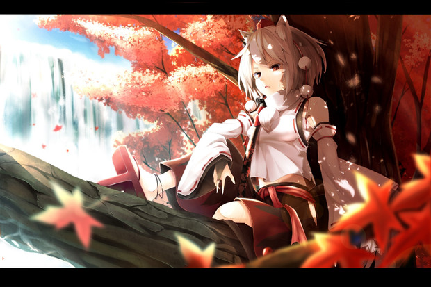 秋めく滝 ふぁみ さんのイラスト ニコニコ静画 イラスト