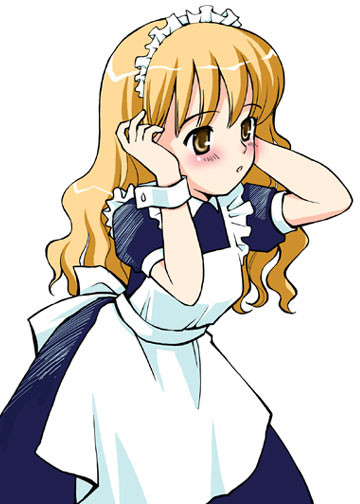 メイドさんカチューシャ直し 石崎うに さんのイラスト ニコニコ静画 イラスト