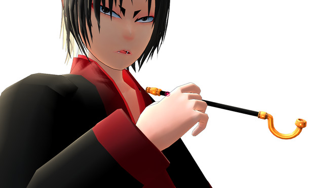 Mmd鬼徹 鬼灯様専用煙管配布 Hongmei さんのイラスト ニコニコ静画 イラスト