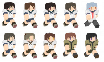 Minecraftスキン 艦これ 船舶図鑑 No 011 0 ふまる さんのイラスト ニコニコ静画 イラスト
