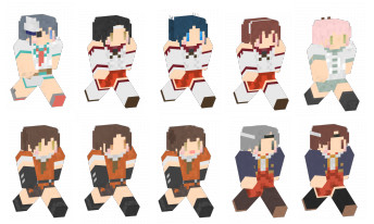 Minecraftスキン 艦これ 船舶図鑑 No 041 050 ふまる さんのイラスト ニコニコ静画 イラスト