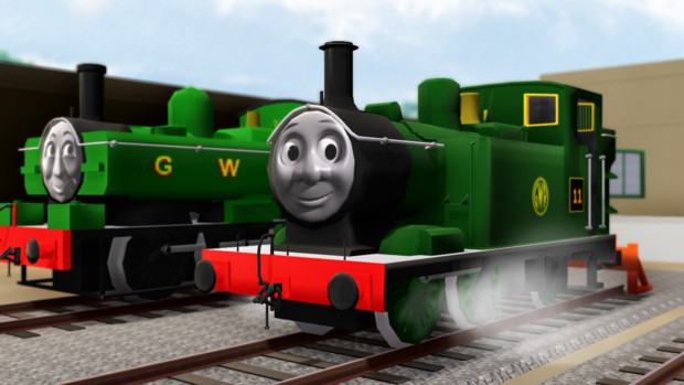 Mmd 小さな大西部鉄道のオリバー 配布 Sodor P さんのイラスト ニコニコ静画 イラスト