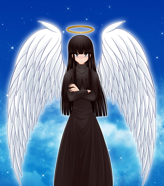 黒髪ロング 天使長 Tk 豚熊 さんのイラスト ニコニコ静画 イラスト