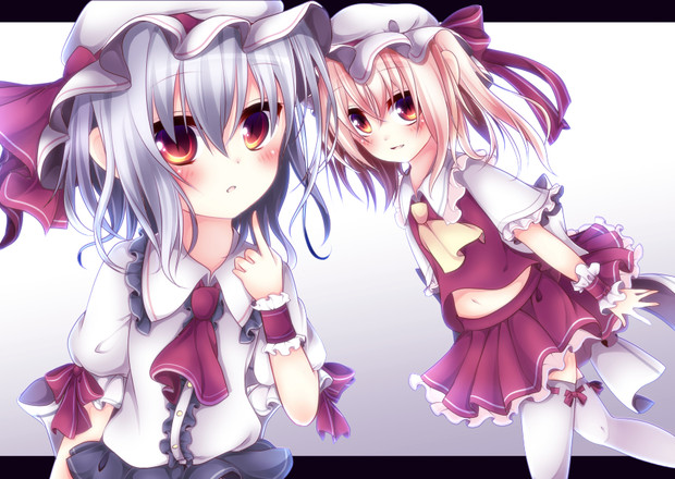恐らく世界で一番かわいい吸血鬼の姉妹 おぬこ さんのイラスト ニコニコ静画 イラスト