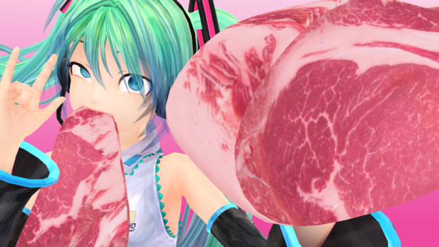 Mmd生肉配布 貴方に届け この肉塊 代理配布 ナルパジン さんのイラスト ニコニコ静画 イラスト