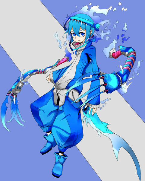 ヨシキリザメ擬人化 バーストモード 鮫魚 さんのイラスト ニコニコ静画 イラスト