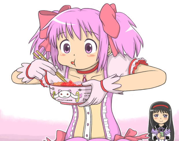 海鮮丼を食べるまどか ａ０１ さんのイラスト ニコニコ静画 イラスト