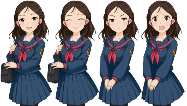 制服コレクション 綾瀬穂乃香 立ち絵 唐物ゴブ さんのイラスト ニコニコ静画 イラスト