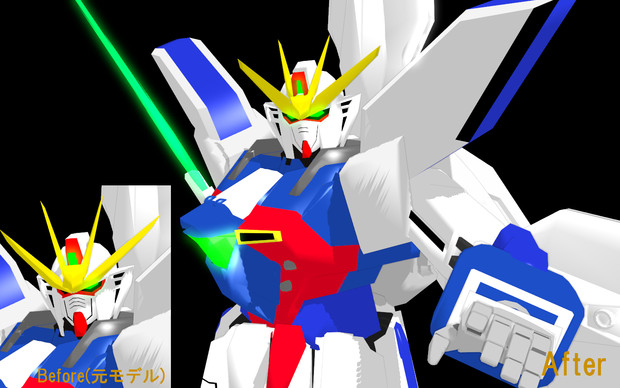 Mmd ガンダムxの顔を整形してみた 4 さんのイラスト ニコニコ静画 イラスト