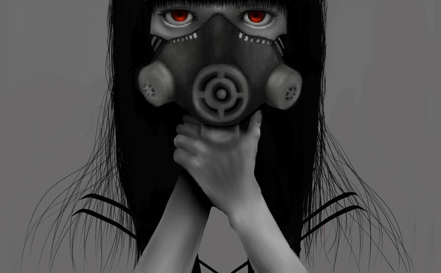 ガスマスクjk ヲ茶 さんのイラスト ニコニコ静画 イラスト