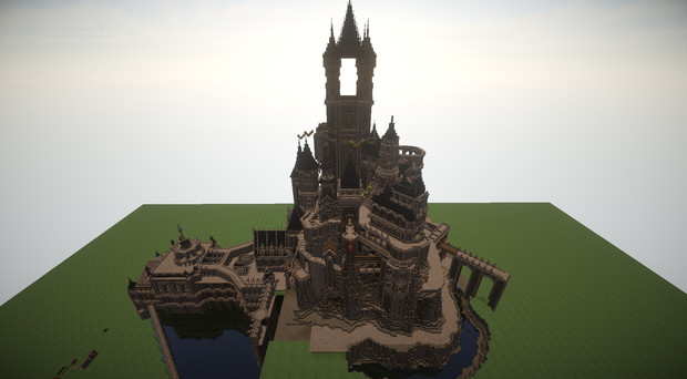 Minecraft 作り始めて１ヶ月のお城 建築部 As さんのイラスト ニコニコ静画 イラスト