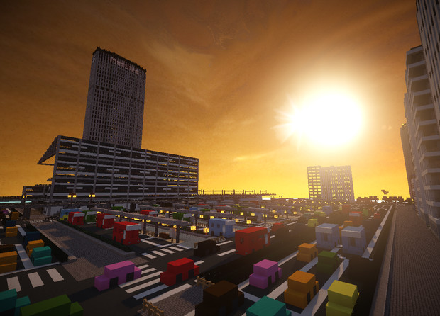 Minecraft 巨大駅 うなり さんのイラスト ニコニコ静画 イラスト