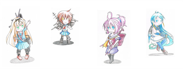 艦これ色鉛筆絵おまとめ シナカ さんのイラスト ニコニコ静画 イラスト
