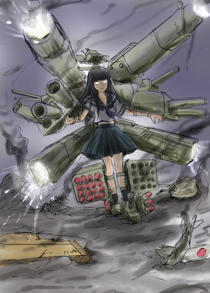 あたしに早朝バズーカ仕掛けたの誰だっ 塚原仙乃祐 さんのイラスト ニコニコ静画 イラスト