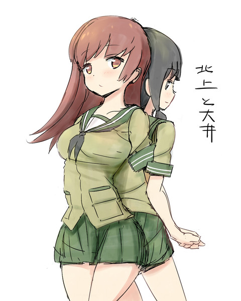 艦これ 北上と大井 ケム さんのイラスト ニコニコ静画 イラスト