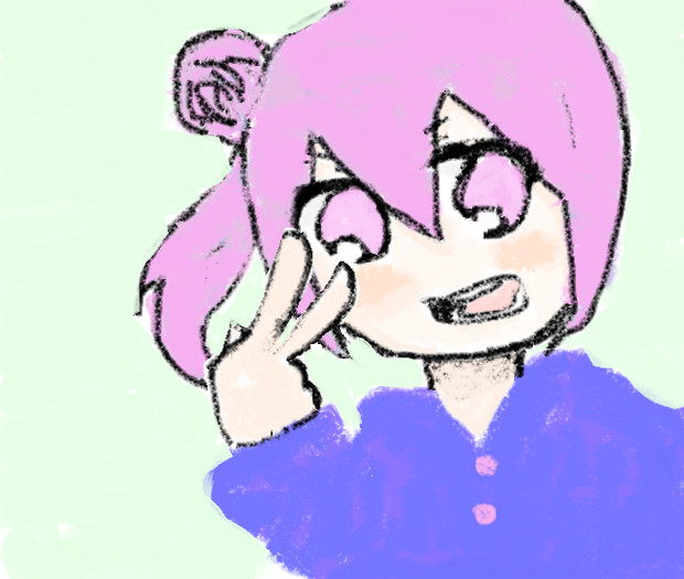 裏ピース むぁろ さんのイラスト ニコニコ静画 イラスト