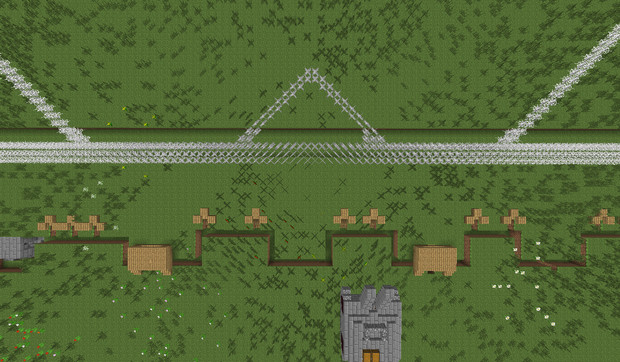 上 トーチカ 塹壕 マイクラ