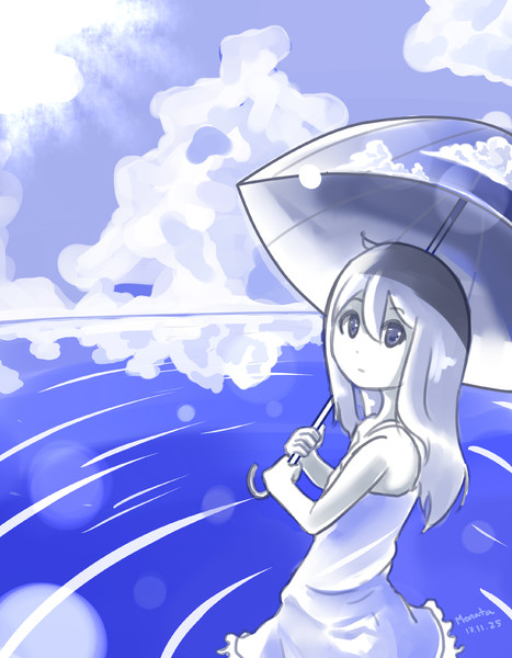 海の上の少女です Monata さんのイラスト ニコニコ静画 イラスト