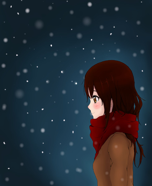 マフラーの季節 お まつ さんのイラスト ニコニコ静画 イラスト