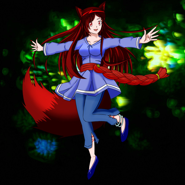 東方 今泉影狼が賢狼ホロのコスプレをしてみた様です トーリ さんのイラスト ニコニコ静画 イラスト