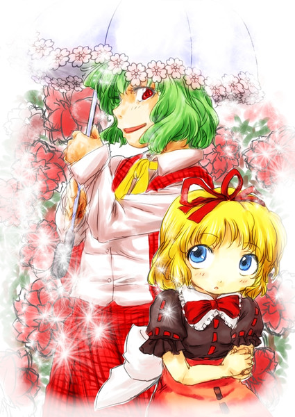 風見幽香 メディスン メランコリー 描いてみました 東方 チ ズdeはっぴぃ さんのイラスト ニコニコ静画 イラスト