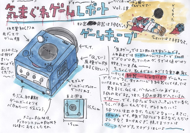 気まぐれゲームレポート ゲームキューブ 鳥麦康人 さんのイラスト ニコニコ静画 イラスト