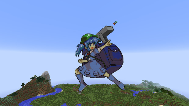 Minecraft 東方心綺楼 河城にとり その２ マインクラフト ツカサ さんのイラスト ニコニコ静画 イラスト