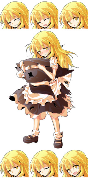 やられ魔理沙立ち絵 表情差分 はるか さんのイラスト ニコニコ静画 イラスト