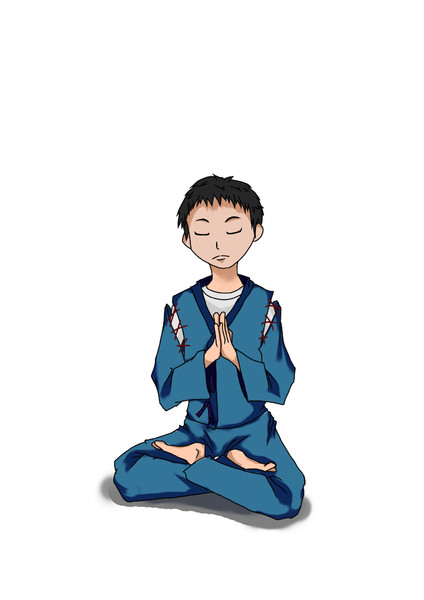 座禅 ニコニコ静画 イラスト