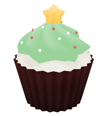 クリスマス用のカップケーキ_ver1.1