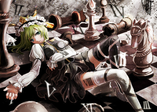 白と黒の世界 ニコニコ静画 イラスト