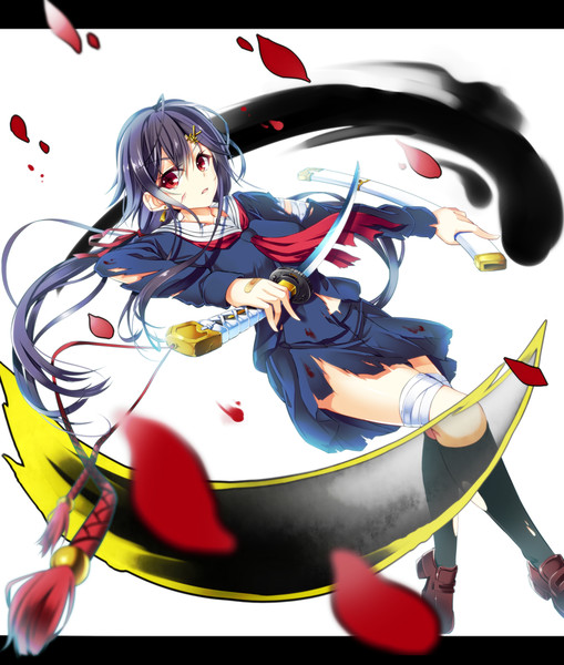 帯刀セーラー少女 風音 さんのイラスト ニコニコ静画 イラスト